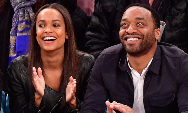 Chiwetel Ejiofor, enjoying a basketball match date with Frances Aaternir.