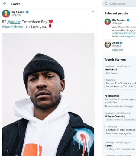 Skepta's Twitter