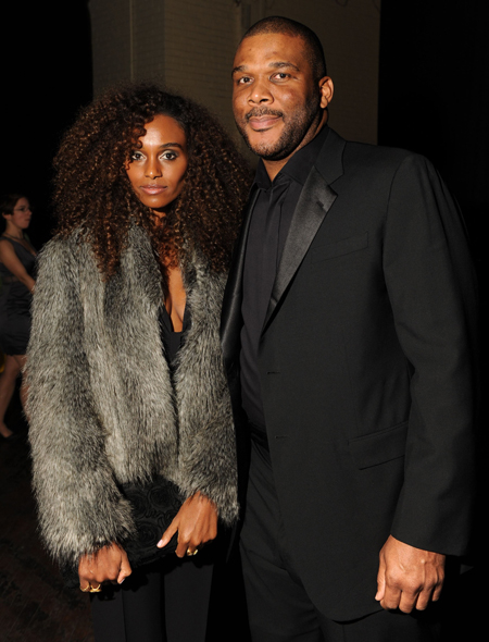 Tyler Perry and Gelila Bekele.