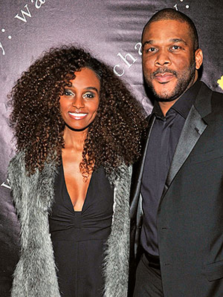 Tyler Perry and Gelila Bekele.