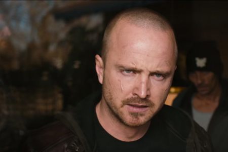 Aaron Paul as Jesse Pinkman in the movie El Camino: A Breaking Bad Movie.