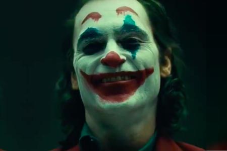 Joaquin Phoenix as the Joker in the upcoming movie.