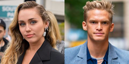 Miley Cyrus and Cody Simpson.