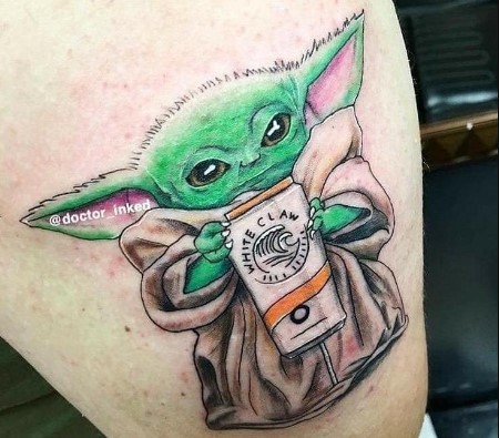 Baby Yoda Tattoo.