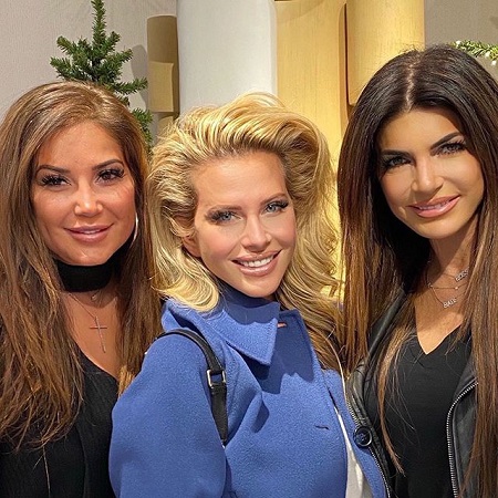 Dina Manzo in between Teresa Giudice and Rosana Costa for the viral photo.