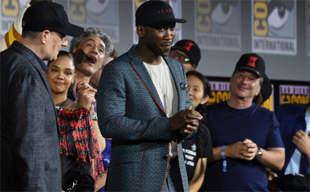 Mahershala Ali at the SDCC as Blade.