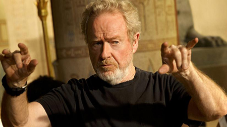 Ridley Scott directing.