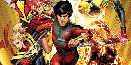 Shang Chi is seen on the comic cover of the character.