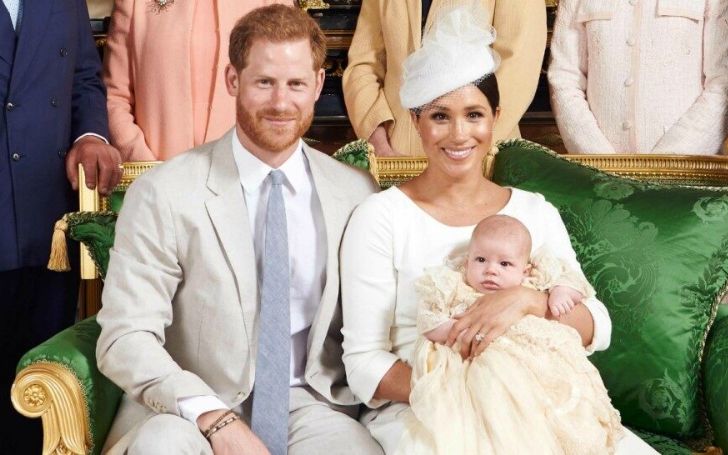 Meghan Markle and Prince Harry releases Photo of Archie' Christening