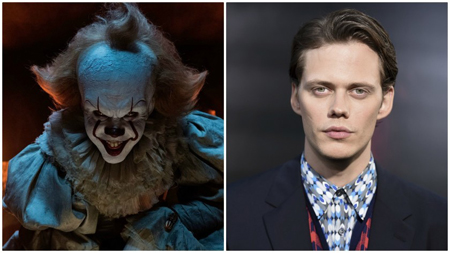 Pennywise the dancing clown and Bill SKarsgard.