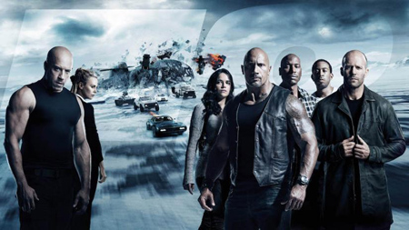 The poster for Furious eight.