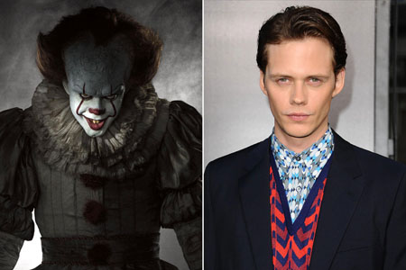 Pennywise and Bill Skarsgard