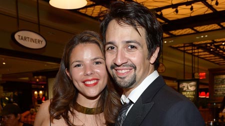 Lin-Manuel Miranda and Vanessa Nadal