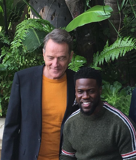 Bryan Cranston and Kevin Hart