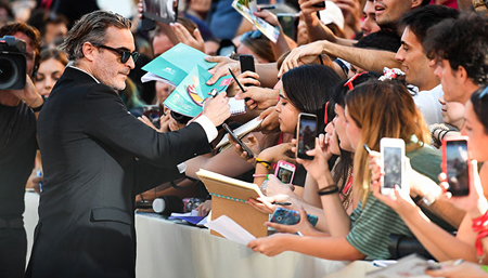 Joaquin Phoenix at Venice Film Festival.