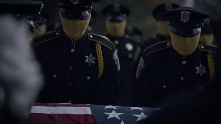 Still image from Watchmen trailer.