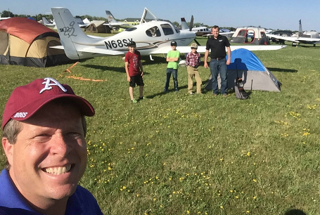 John-David got his own plane.