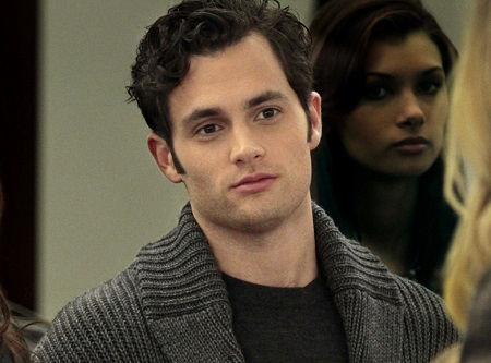 Penn Badgley without the beard as 'Jeff Buckley' in 'Gossip Girl'.