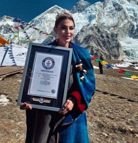 Highest Altitude Fashion Show in Nepal - The Mount Everest Runway. Guinness World Record Holder.