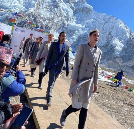 Highest Altitude Fashion Show in Nepal - The Mount Everest Runway. Guinness World Record Holder.