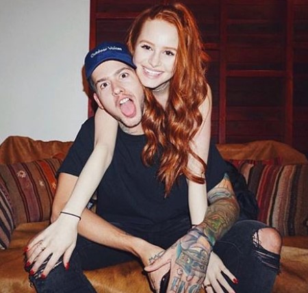 Madelaine Petsch's former boyfriend, Travis Mills.