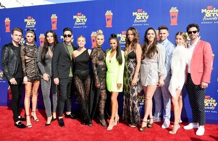 'Vanderpump Rules' cast attend the 2019 MTV Movie and TV Awards at Barker Hangar on June 15, 2019, in Santa Monica, California.