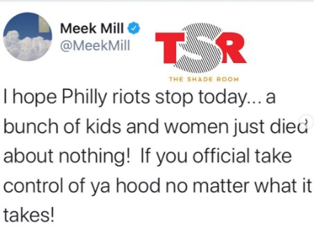 meek mills tweet.