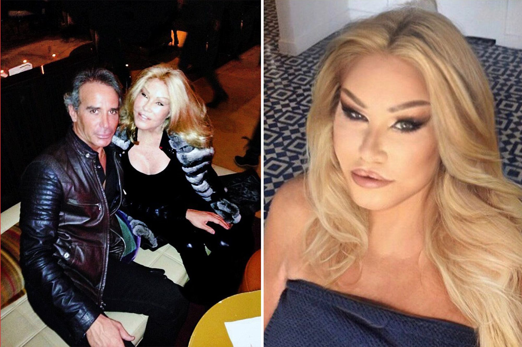 Jocelyn Wildenstein  caught on the camera with her ex-boyfriend.