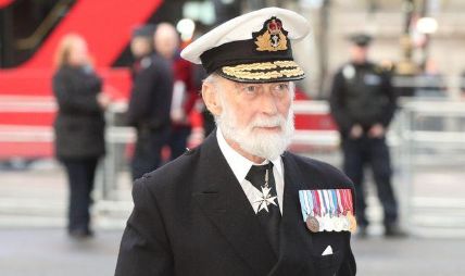 Prince Michael in his royal attire.