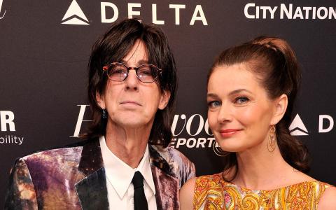 Paulina Porizkova with her late husband Rick Ocasek.