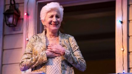 .Olympia Dukakis pictured emotional.