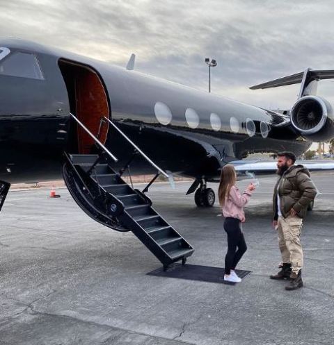 Dan Bilzerian private jet and cars