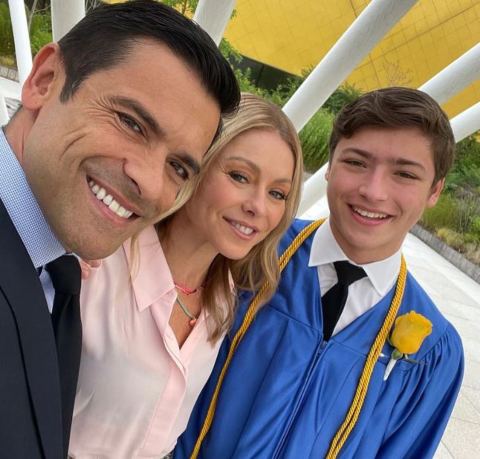 Kelly Ripa and husband attended Joaquin's graduation