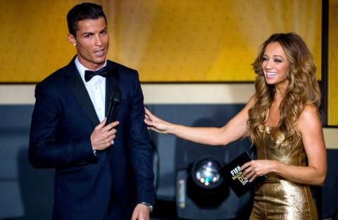 Kate Abdo host at Ballo D'or