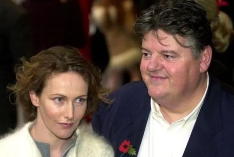 RHona Gemmell and Robbie Coltrane together