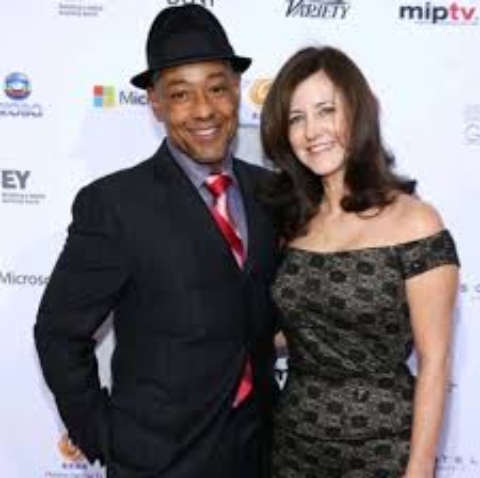 Joy McManigal with her ex-spouse, Giancarlo Esposito