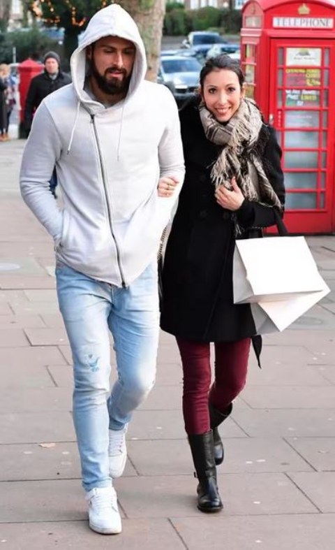 Jennifer Giroud and Oliver Giroud together