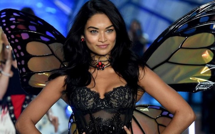 Shanina Shaik Shows Off Her Incredible Figure In A Tiny Black Bikini