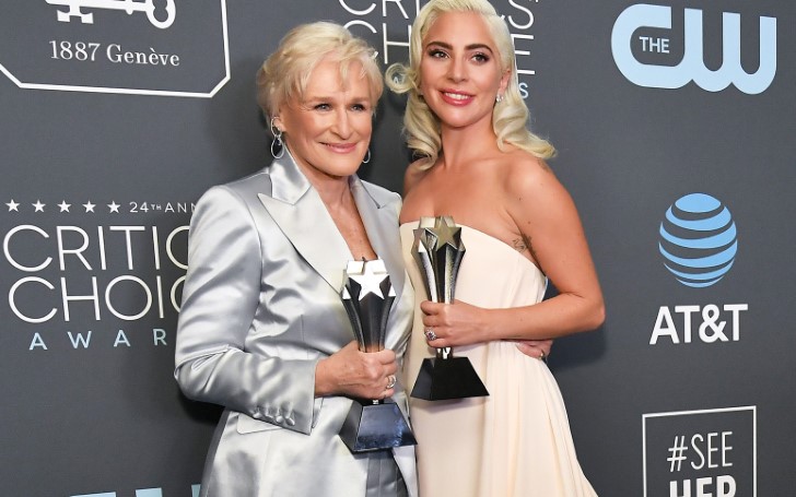 Lady Gaga Gets Emotional After Tying for Best Actress with Glenn Close at Critics' Choice Awards