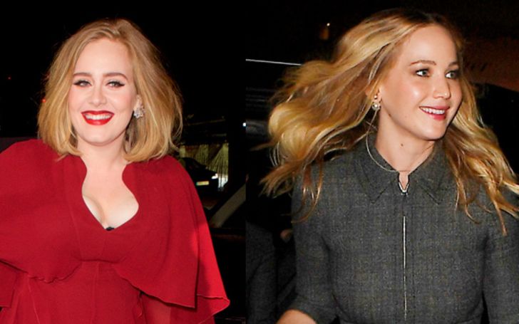 Jennifer Lawrence and Adele Crash NYC Gay Bar and Play Drinking Games