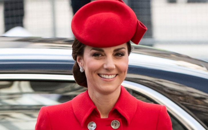 The Duchess of Cambridge Kate Middleton Looked Stunning in a Red Coat Dress at Commonwealth Day