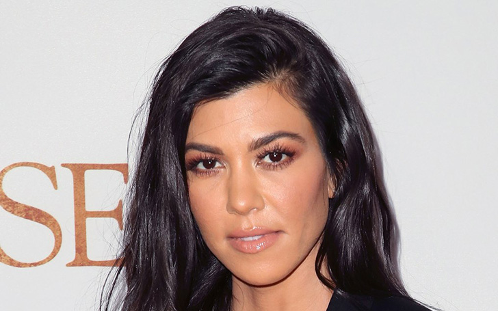 Kourtney Kardashian Heated The Social Media In Golden Bikini