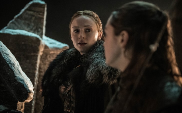 In The New 'Game Of Thrones' Teaser Photos, Who Is Lurking Behind Sansa?